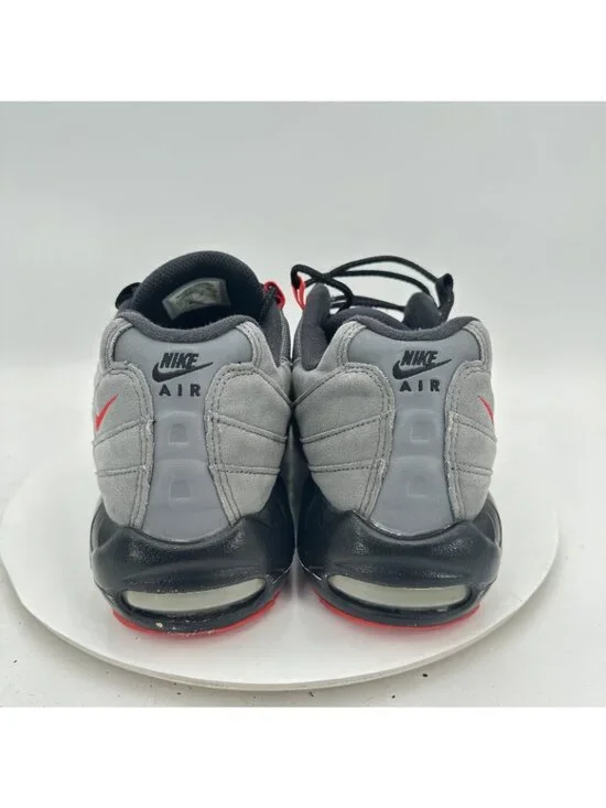 Nike Air Max 95 Men Size 12 314350-997 Grey Black Red Training Shoes - Picture 9 of 10